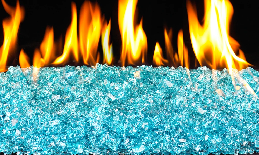 RealFyre 36 Inch See-Thru Vented Glass Burner With Manual Valve - G45-2-GL-36A - Image 5