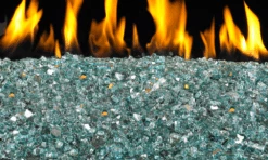 RealFyre 18 Inch See-Thru Vented Glass Burner With Electronic Valve - G45-2-GL-18-02