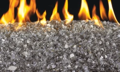 RealFyre 24 Inch See-Thru Vented Glass Burner With Millivolt Valve - G45-2-GL-24-11