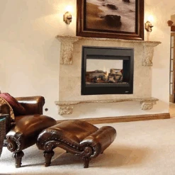 Superior 40 Inch B-Vent See-Thru Radiant Gas Fireplace - BRT40ST