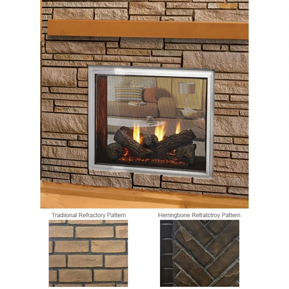 Majestic Fortress 36 Indoor/Outdoor See-Through Gas Fireplace - ODFORTG-36 - Image 4