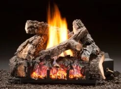 Hargrove 26 Inch Charleston Glow Vent Free Gas Log Set With Burner -EFCG26