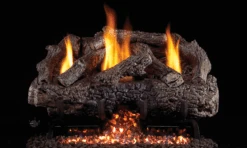 RealFyre G10 Series 24-30 Inch Stainless Vent-Free Gas Log Set - G10-24-30-15-SS