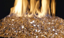 RealFyre 30 Inch See-Thru Vented Outdoor Glass Burner With Electornic Valve - G45-2-GL-30-02-SS