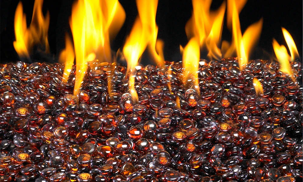 RealFyre 36 Inch See-Thru Vented Glass Burner With Manual Valve - G45-2-GL-36A - Image 14