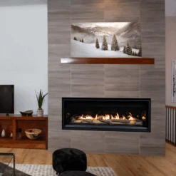 Superior 55 Inch Pro Series Contemporary Linear Direct Vent Gas Fireplace - DRL3555TEN