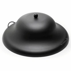 HPC 32 Inch Round Black Tall Aluminum Weather Cover - FPHC-32BL