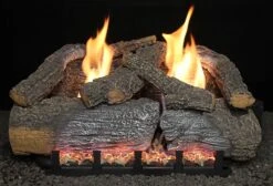Hargrove 30 Inch Frontier Blaze Vent Free Gas Log Set With Burner -EFFB30