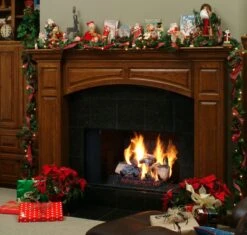 Hargrove 28-30 Inch Fresh Cut Series Vented Gas Log Set With Variable Flame Control - 30RNEB1F5