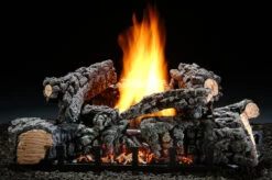 Hargrove 26 Inch Highland Glow Vent Free Gas Log Set With Burner -EFHG26