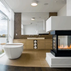 Montigo Divine Pier 38 Contemporary Peninsula Direct-Vent Gas Fireplace - HL38PF