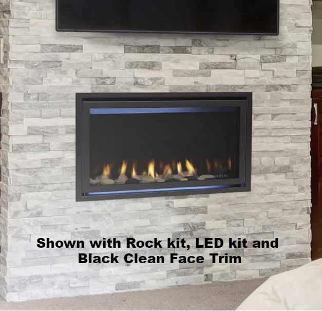 Majestic Jade 32 Inch Linear Direct Vent Gas Fireplace - JADE32IN-B - Image 3