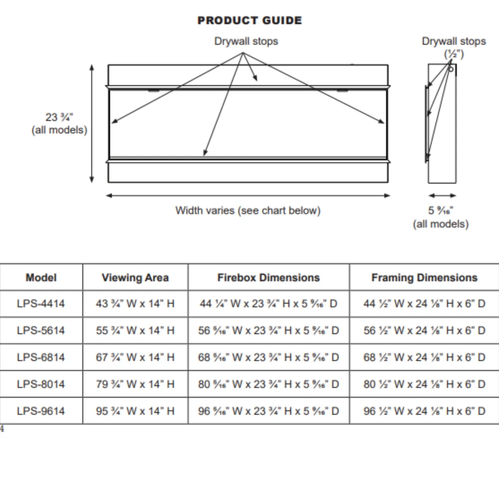 Modern Flames Landscape Pro 80 Inch Slim Series Electric Fireplace - LPS-8014 - Image 2