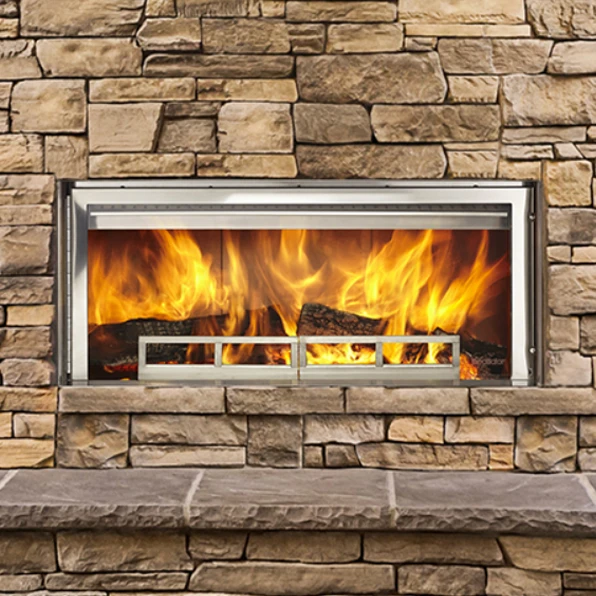 Majestic Longmire 42 Radiant Wood Fireplace - LM42-SS