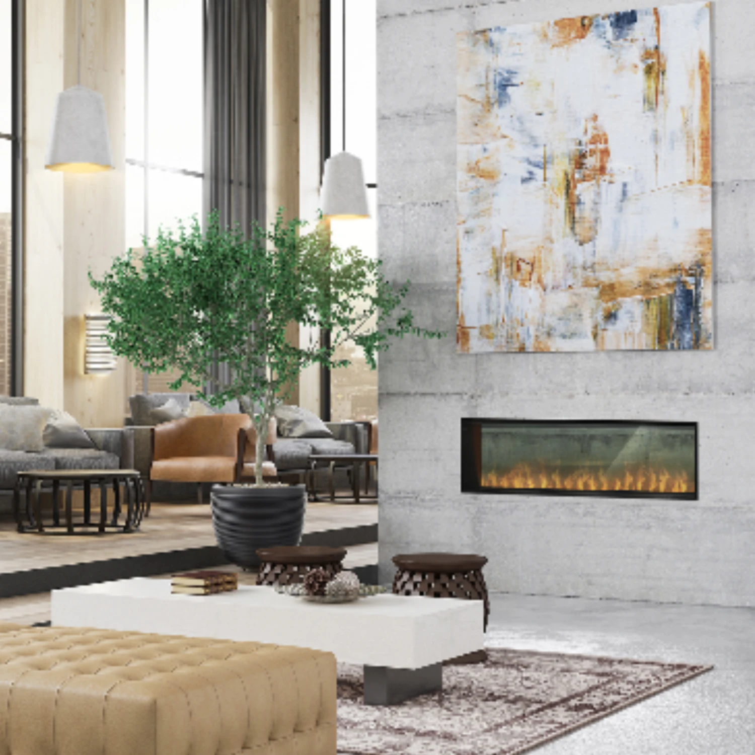 Dimplex Opti-Myst Pro 1500 Built-In Electric Firebox - GBF1500-PRO