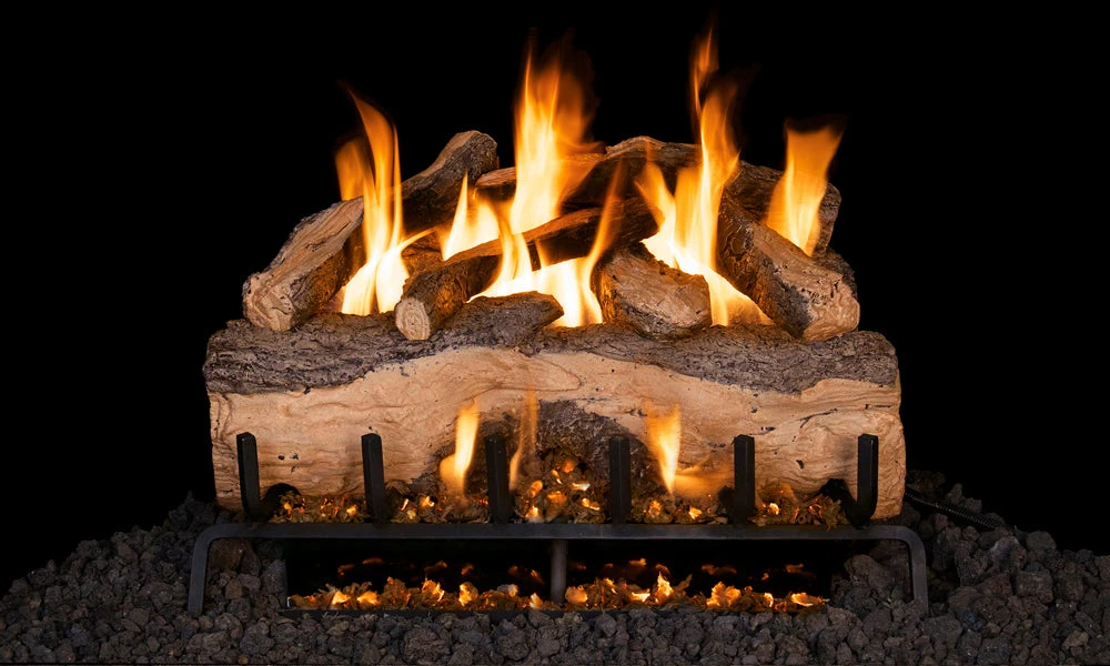 RealFyre 33 Inch G31 3-Tiered Burner Vented Gas Log Set - G31-33A