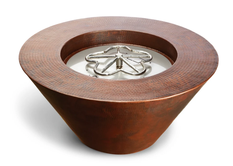 HPCMesa Hammerd Copper Bowl Torpedo Burner Outdoor Gas Firepit - TOR-MESA32-EI