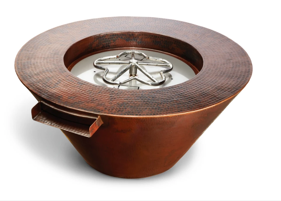 HPCMesa Hammerd Copper Bowl Torpedo Burner Outdoor Gas Firepit - TOR-MESA32-EI - Image 3