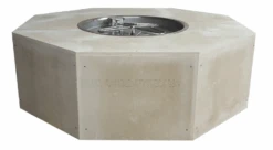 HPC 54 Inch OctagonMatch Lit Ignition Outdoor Gas Firepit - U54O/MLFPK25CEK