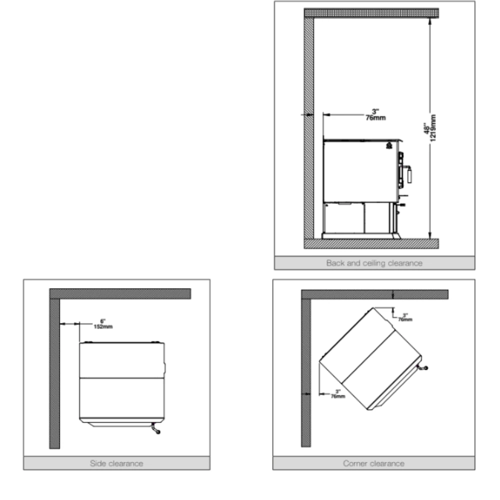 Osburn 2500 Pellet Stove - OP00025 - Image 3