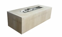 HPC 36 Inch RectangleElectronic Ignition Torpedo H-Burner Outdoor Gas Firepit - TOR-U60X24/36X14CEK