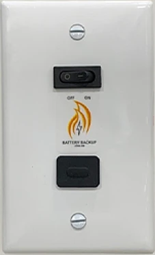 Majestic Battery Backup Wall Switch Kit For Units With IFT Control Systems - BATTERY-WSK