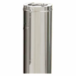 Superior 7 Inch Diameter Wood Burning 48 Inch SS Chimney Length - 7SPS48