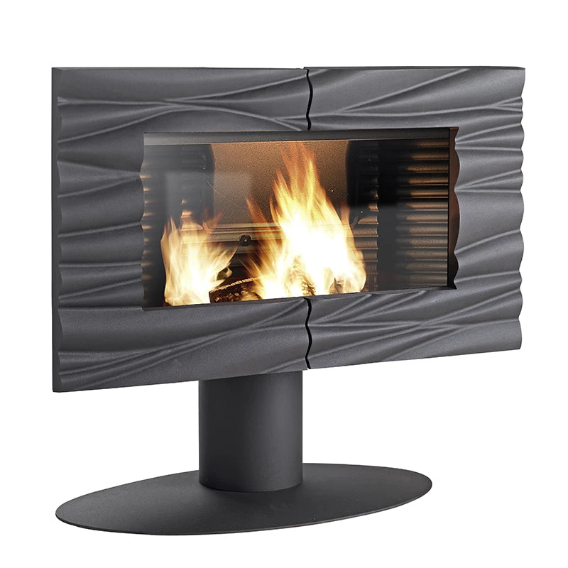 Invicta Theia 40.75 Inch Freestanding Wood Burning Stove - 6113-44