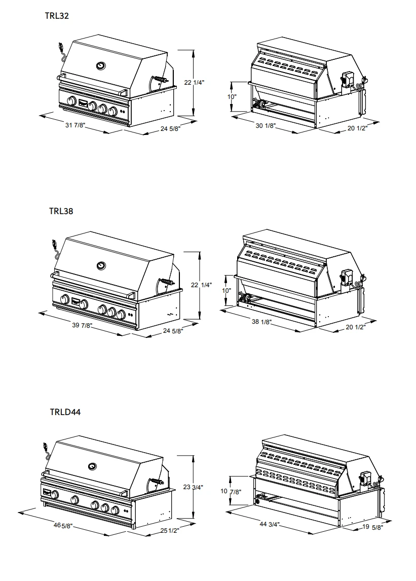 Summerset TRL Series 32 Inch Built-In Gas Grill - TRL32-NG - Image 7