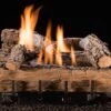 Hargrove 24 Inch Weathered Oak Vent Free Gas Log Set With Burner -VFWR24