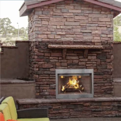 Superior 42 Inch Outdoor Wood Fireplace - WRE3042